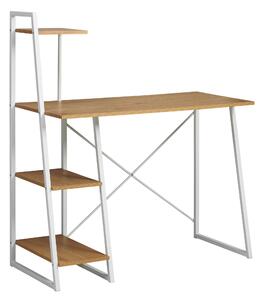 PÍSACÍ STÔL, biela, farba duba, 102/117/50 cm Livetastic - Online Only kancelárie, Online Only