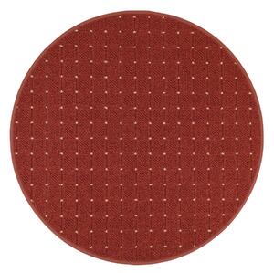Condor Carpets Kusový koberec Udinese terra kruh - 400x400 (priemer) kruh cm