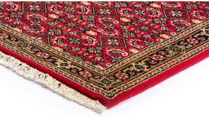 Ručne tkaný červený koberec z Indie Yammuna 9405 1,40 x 2,00 m