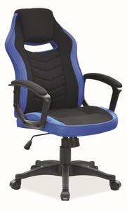 CAMARO kancelárske kreslo, farba: čierna/modrá
