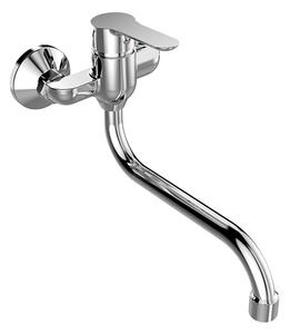 Mereo Mereo, Drezová nástenná batéria, Zuna, s ramienkom rúrkovým ø 18 mm - 300 mm, chróm, MER-CB301A06Z