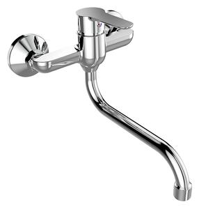 Mereo Mereo, Drezová nástenná batéria, Zuna, s ramienkom rúrkovým ø 18 mm - 200 mm, chróm, MER-CB30101Z