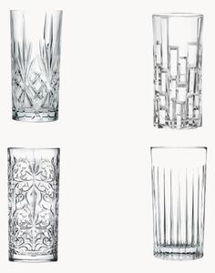 Krištáľové poháre na long drink Mixology, 4 ks