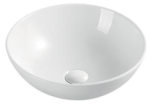 Mereo Mereo, Umývadlo na dosku bez prepadu, 400x400x145 mm, okrúhle, keramické - pre zaslanie na palete, MER-UC404015C