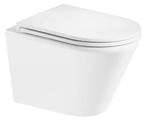 Mereo Mereo, WC závesné kapotované, Smart Flush RIMLESS, keramické, vr. sedátka, MER-VSD85T1