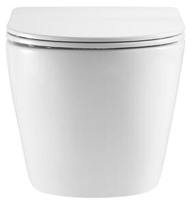 Mereo Mereo, WC závesné kapotované, Smart Flush RIMLESS, keramické, vr. sedátka, MER-VSD85T1
