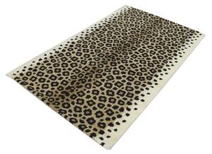 Vlnený koberec Handtuft leopardia koža 0,91 x 1,50 m