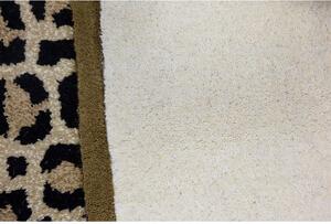 Vlnený koberec Handtuft leopard 0,91 x 1,50 m