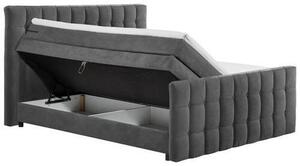 BOXSPRINGOVÁ POSTEĽ, 180/200 cm, antracitová MID.YOU - Online Only spálne, Online Only