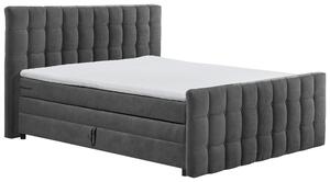 BOXSPRINGOVÁ POSTEĽ, 180/200 cm, antracitová MID.YOU - Online Only spálne, Online Only
