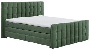 BOXSPRINGOVÁ POSTEĽ, 180/200 cm, olivovozelená MID.YOU - Online Only spálne, Online Only