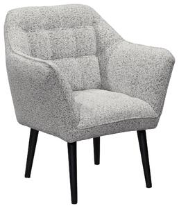 KRESLO, textil, svetlosivá MID.YOU - Online Only obývacie izby, Online Only