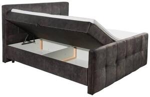 AMERICKÁ POSTEĽ, 180/200 cm, tmavohnedá MID.YOU - Online Only spálne, Online Only
