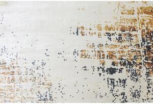 Svetlý modro zlatý koberec - lesklý prskaný koberec 1,40 x 2,00 m