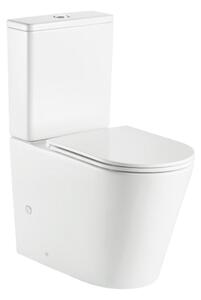 Mereo Mereo, WC kombi, vyvýšené, vario odpad, kapotované, Smart Flush RIMLESS, keramické, vr. sedátka, MER-VSD92T1