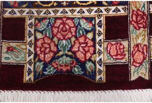 Perzský luxusný hodvábny koberec Iran Ghom 1,00 x 1,50 m