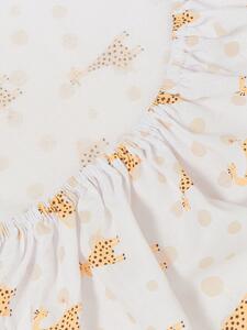 Sinsay - Bavlnené posteľné prestieradlo s gumičkou - biela
