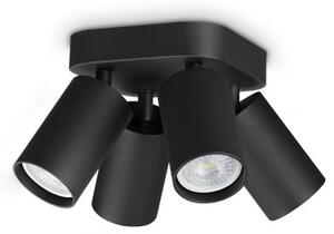 Stropné svietidlo 4x GU10 čierna IP20 Ideal Lux DYNAMITE 371290