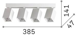 Stropné svietidlo 4x GU10 mosadzná IP20 Ideal Lux DYNAMITE 371375