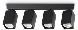 Stropné svietidlo 4x GU10 čierna IP20 Ideal Lux DYNAMITE 371368