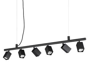 Závesné svietidlo 6x GU10 čierna IP20 Ideal Lux DYNAMITE 371412
