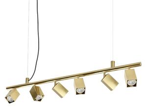 Závesné svietidlo 6x GU10 mosadzná IP20 Ideal Lux DYNAMITE 371429
