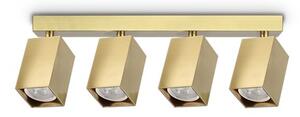 Stropné svietidlo 4x GU10 mosadzná IP20 Ideal Lux DYNAMITE 371375