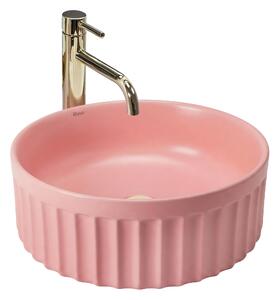 Umývadlo na dosku DUO Sweet Pink Matt