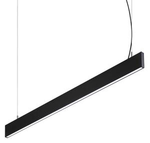Závesné svietidlo LED 4000K čierna IP20 Ideal Lux STEEL 369020