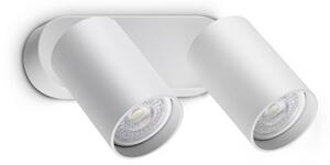 Nástenné svietidlo 2x GU10 biela IP20 Ideal Lux DYNAMITE 367378