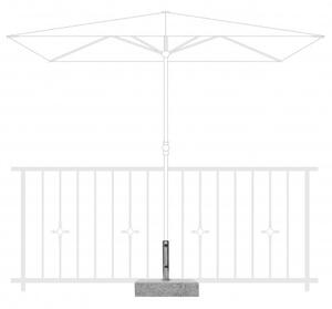 Doppler Žulový balkónový stojan 25 kg s úchytom a kolieskami