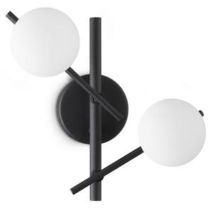 Nástenné svietidlo 2x G9 čierna IP20 Ideal Lux ATLAS 365077