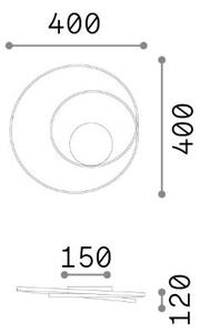Stropné svietidlo LED 3000K biela IP20 Ideal Lux OZ 352442