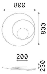 Stropné svietidlo LED 3000K biela IP20 Ideal Lux OZ 352459