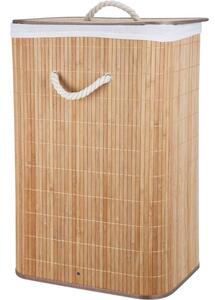 Kôš na bielizeň bambus 40 x 30 x 60 cm prírodný