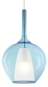 Závesné svietidlo 1x E27 modrá IP20 Ideal Lux KALIQUE 359588