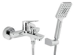 Novaservis Metalia 54, vaňová batéria s ručnou sprchovou súpravou 150 mm, chrómová, 54021-0