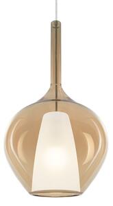 Závesné svietidlo 1x E27 jantárová IP20 Ideal Lux KALIQUE 359526