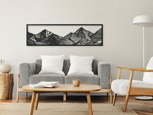 Drevko Široký minimalistický obraz Hory