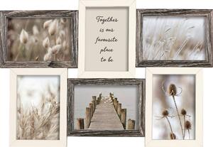 RÁM NA FOTOKOLÁŽ, 6 foto 10 cm x 15 cm - Rámy na obrazy