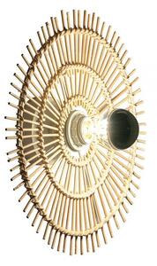 Toolight Boho, nástenné svietidlo 43cm 1xE27 APP1577-5C, prírodná hnedá, OSW-03904