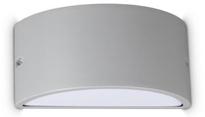 Vonkajšie nástenné svietidlo 1x E27 šedá IP44 Ideal Lux REX 370965