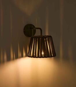 ALDETA záhradná nastenná lampa Zelená