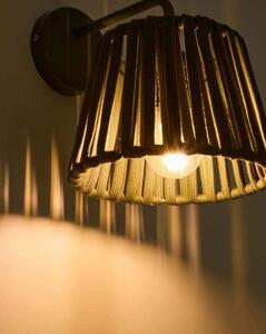 ALDETA záhradná nastenná lampa Zelená