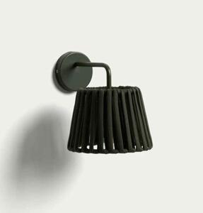 ALDETA záhradná nastenná lampa Zelená
