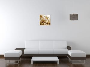 Obraz s hodinami Kvetnatá krása Rozmery: 30 x 30 cm