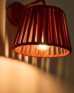 ALDETA záhradná nastenná lampa Terakota