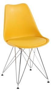 TIMEA II jedálenská stolička, žltá