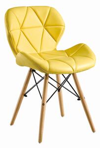 DORSET čalúnená stolička, žltá