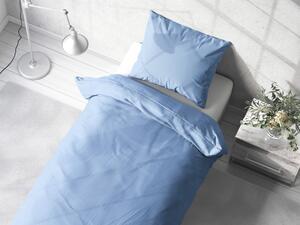 Biante Bavlnené jednofarebné posteľné obliečky Moni MO-045 Nebeská modrá Jednolôžko 140x200 a 70x90 cm